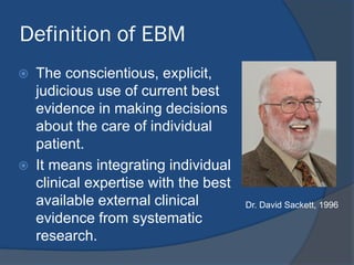 Introduction to Evidence Based Medicine (EBM) | PDF