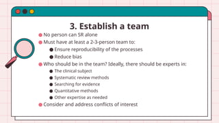 EBM - Overview of Performing a Systematic Review and Meta-analysis | PPT