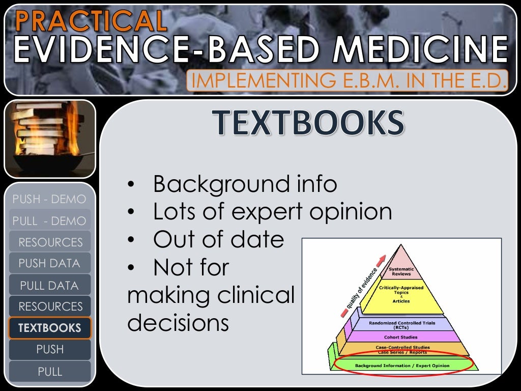 EvidenceBased Medicine Overview