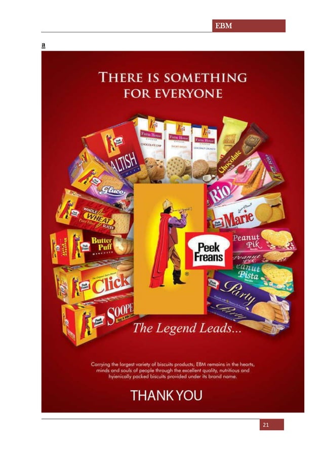 English Biscuit Manufacturers Peek Freans Marketing Report