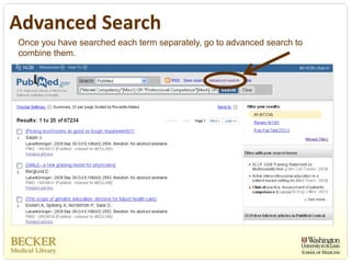 Advanced Search 
Once you have searched each term separately, go to advanced search to
combine them.
 