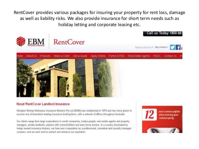 Ebm rent cover insurance