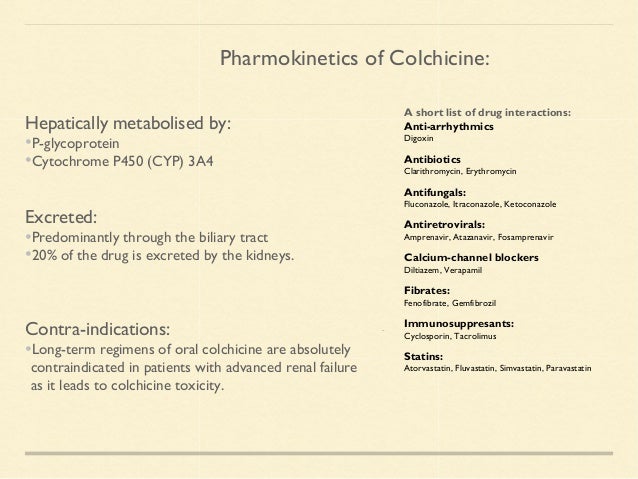Acute Gout Colchicine