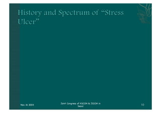 Joint Congress of KSCCM & JSICM in
Nov. 16 2003
                               Seoul
 