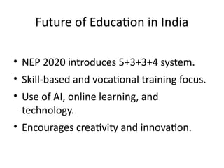 ppt on education system of india 10th.pptx