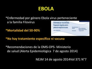 Ministerio Salud Italia ébola alerta The Global Context of Ebola Monitoring