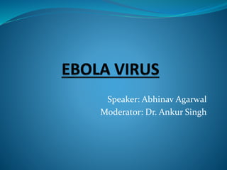 Speaker: Abhinav Agarwal
Moderator: Dr. Ankur Singh
 