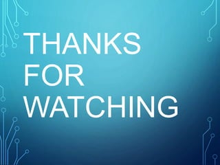 THANKS
FOR
WATCHING
 