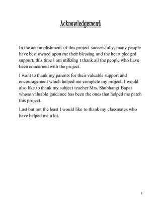 Bioproject Acknowledment Ebola biology investigatory project | DOCX