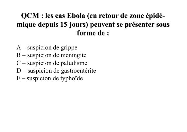 Atelier Ebola 2015