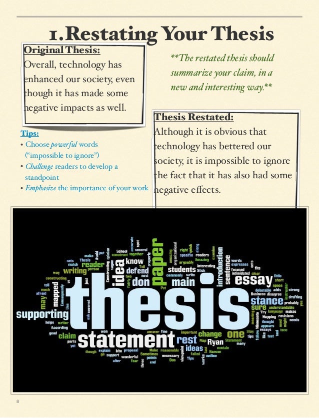 restate thesis