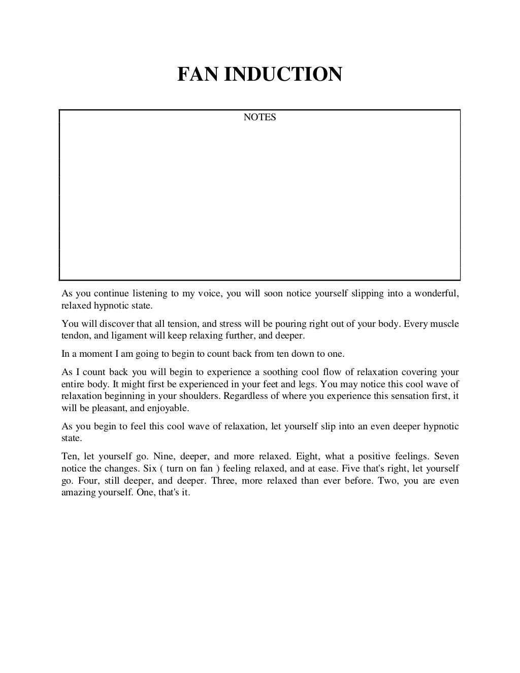 Self hypnosis pdf image