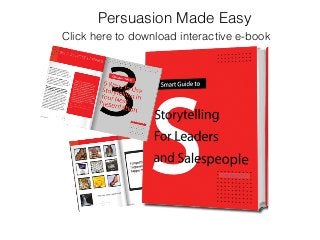 Persuasion Made Easy
Click here to download interactive e-book
 