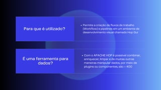 APACHE HOP - Integração e Ingestão de dados | PDF