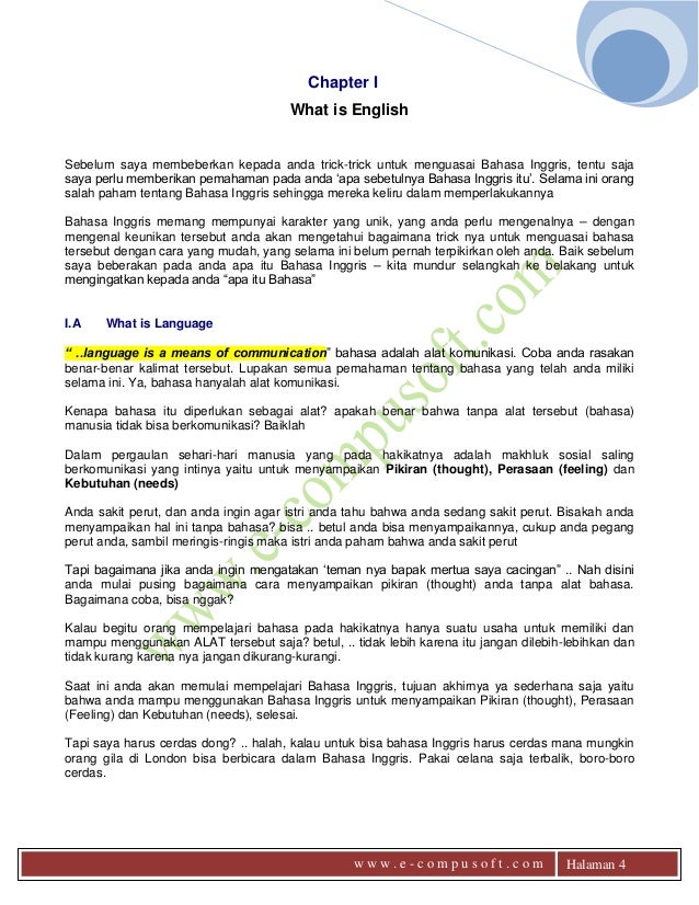 Ebook Belajar Bahasa Inggris Dengan Mudah