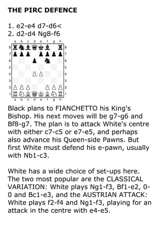 E book chess-openings. Aperturas de Ajedrez | PDF