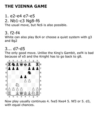 E book chess-openings. Aperturas de Ajedrez | PDF