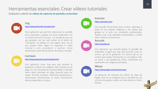 Herramientas esenciales: Crear vídeos tutoriales
Grabación y edición de vídeos de capturas de pantalla y tutoriales
Jing
h...