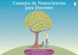 Consejos de Neurociencias
para Docentes
Asociación Educar
Ciencias y Neurociencias aplicadas al Desarrollo Humano
www.asociacioneducar.com
 