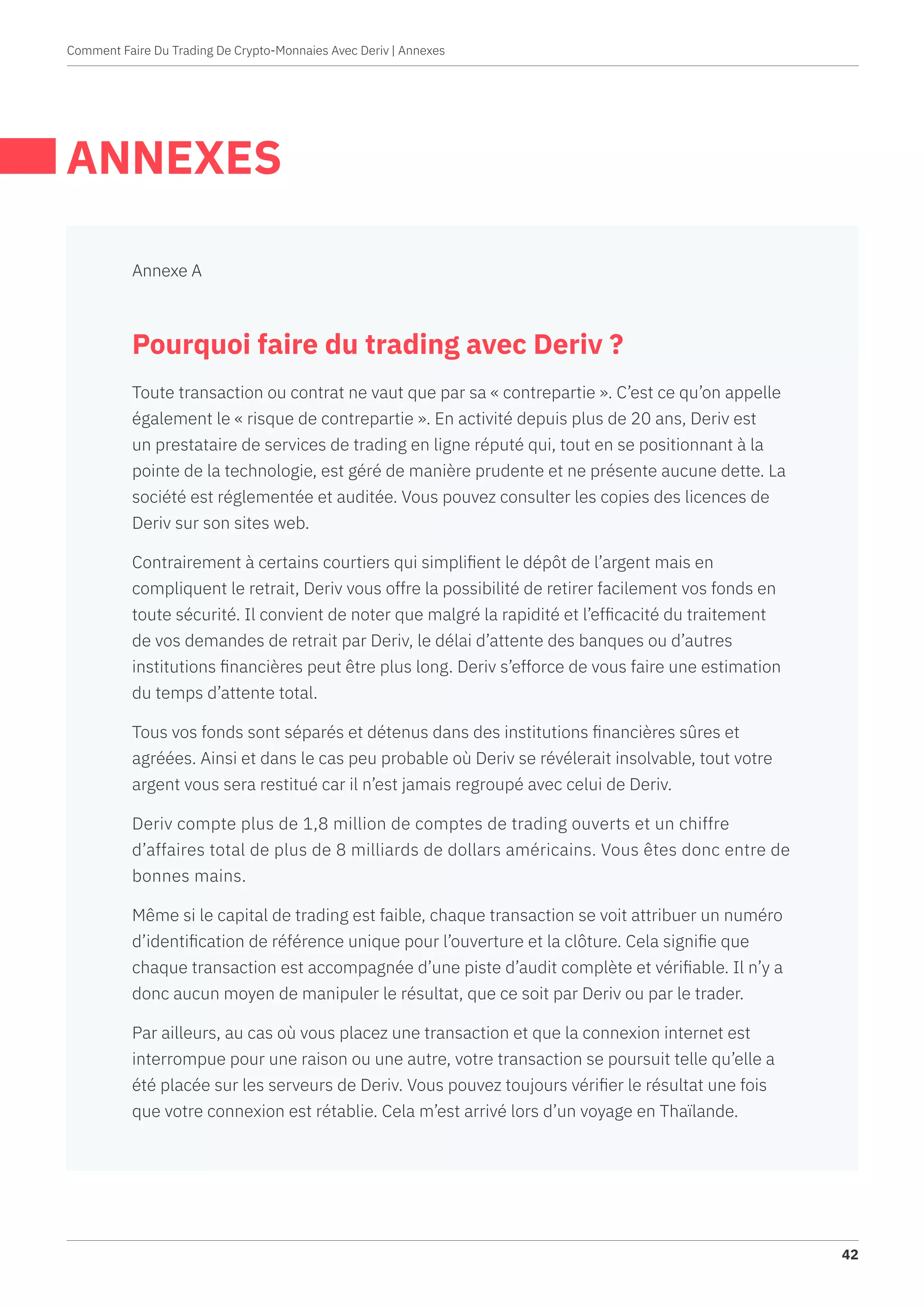 Comment faire du Trading De Crypto-Monnaies avec Deriv by Vince Stanzione |  PDF