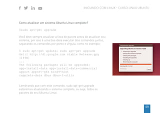 70
INICIANDO COM LINUX - CURSO LINUX UBUNTU
Como atualizar um pacote individual no Ubuntu Linux?
O mais interessante neste...