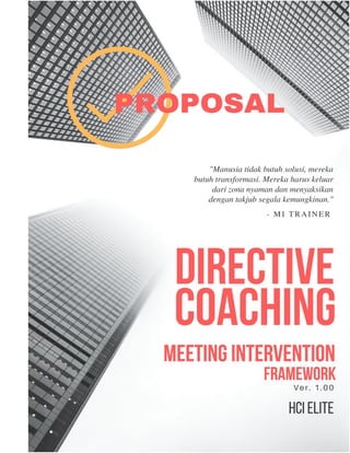 Directive Coaching – Meeting Intervention HCI Elite | team-coach.org
 