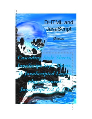 Ebook Dhtml And Javascript