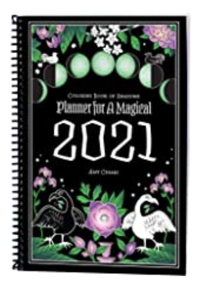 Download Ebook Download Coloring Book Of Shadows Planner For A Magical 2021 F