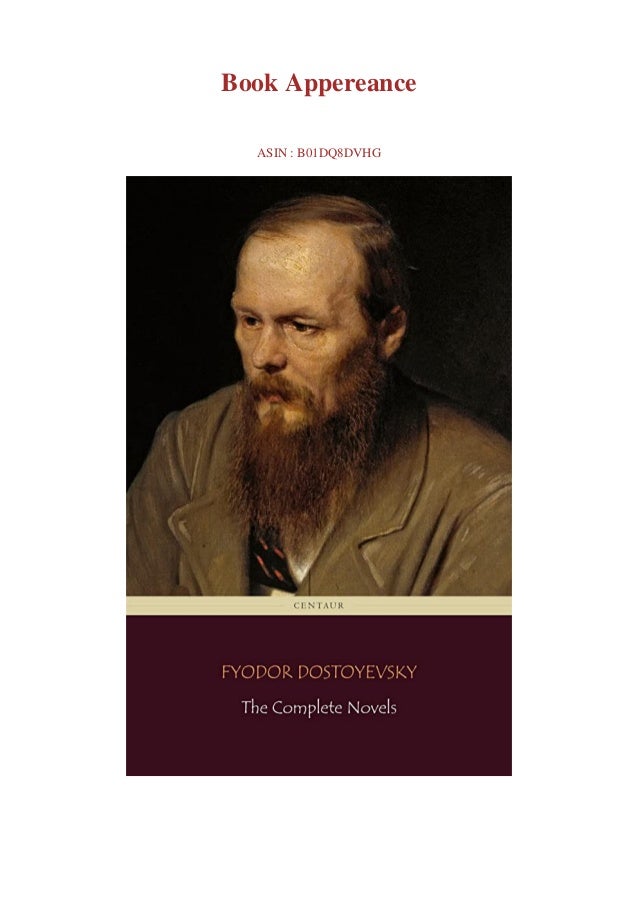 Ebook Download Fyodor Dostoyevsky The Complete Novels Centaur Clas