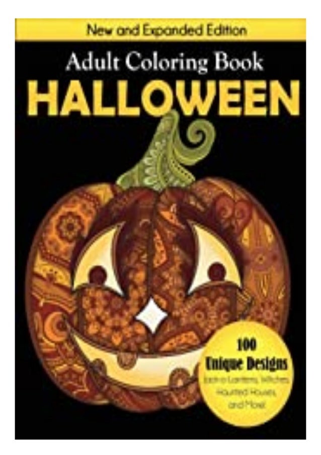 Download Ebook Download Halloween Adult Coloring Book New And Expanded Edition