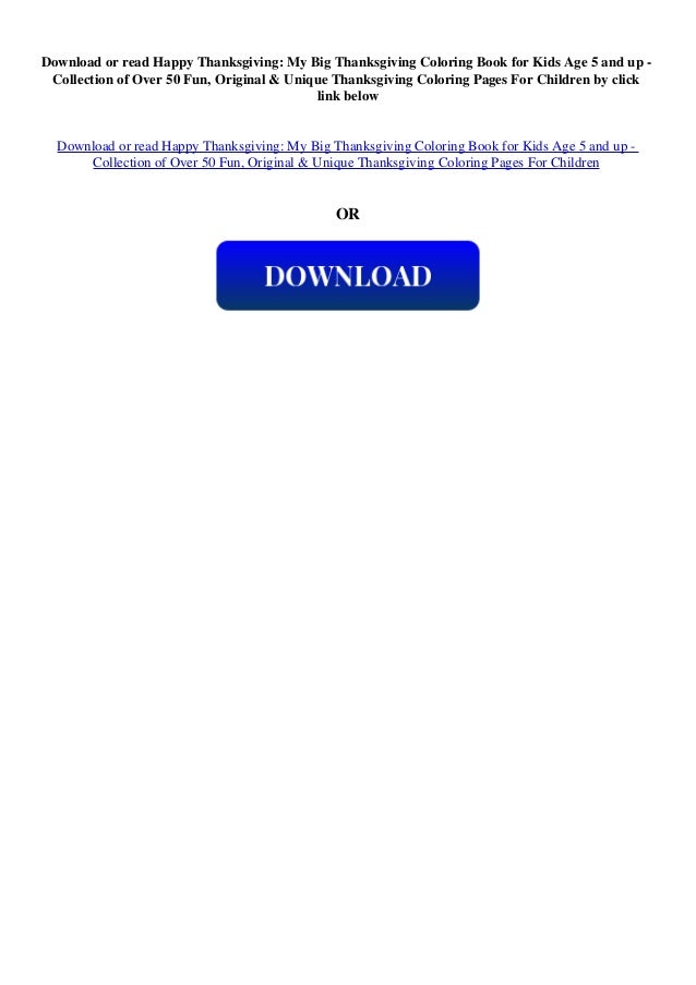 ebook download happy thanksgiving my big thanksgiving