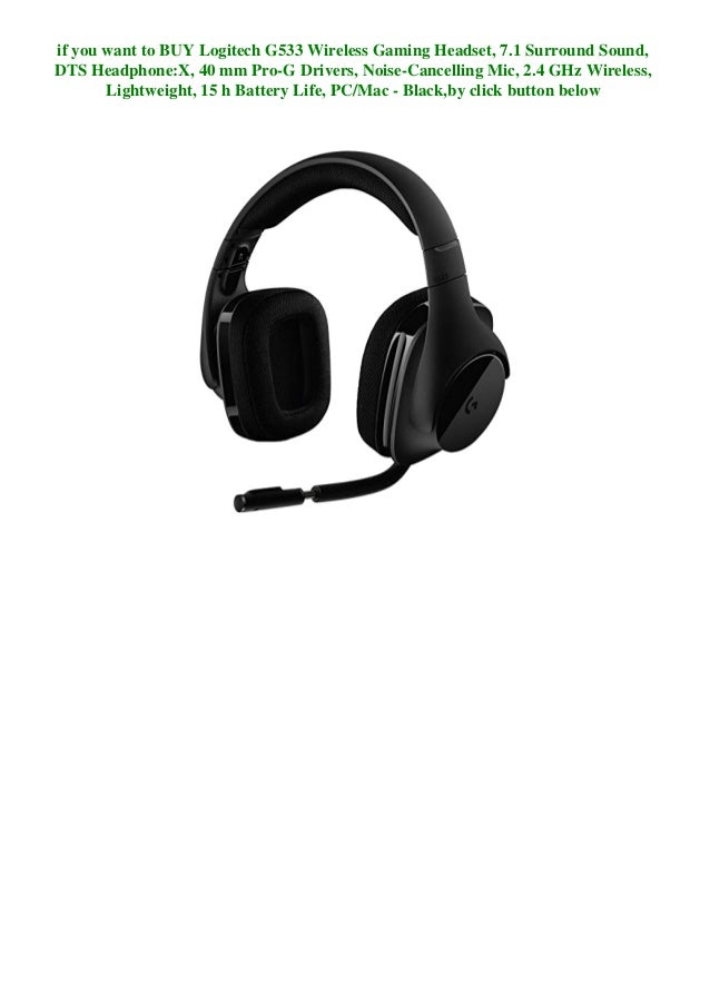 logitech g533 g button