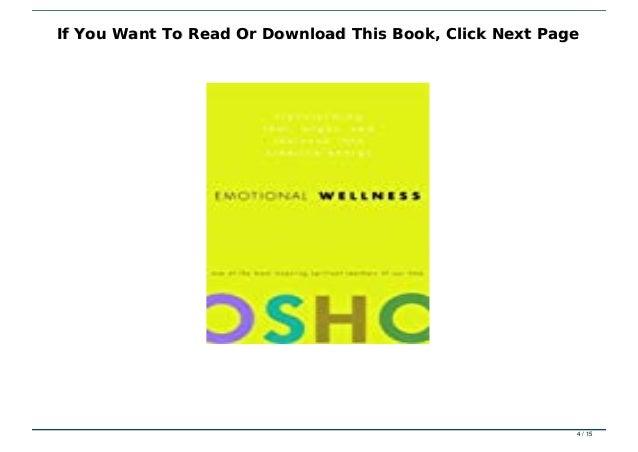 Ebook Emotional Wellness Transforming Fear Anger And Jealousy