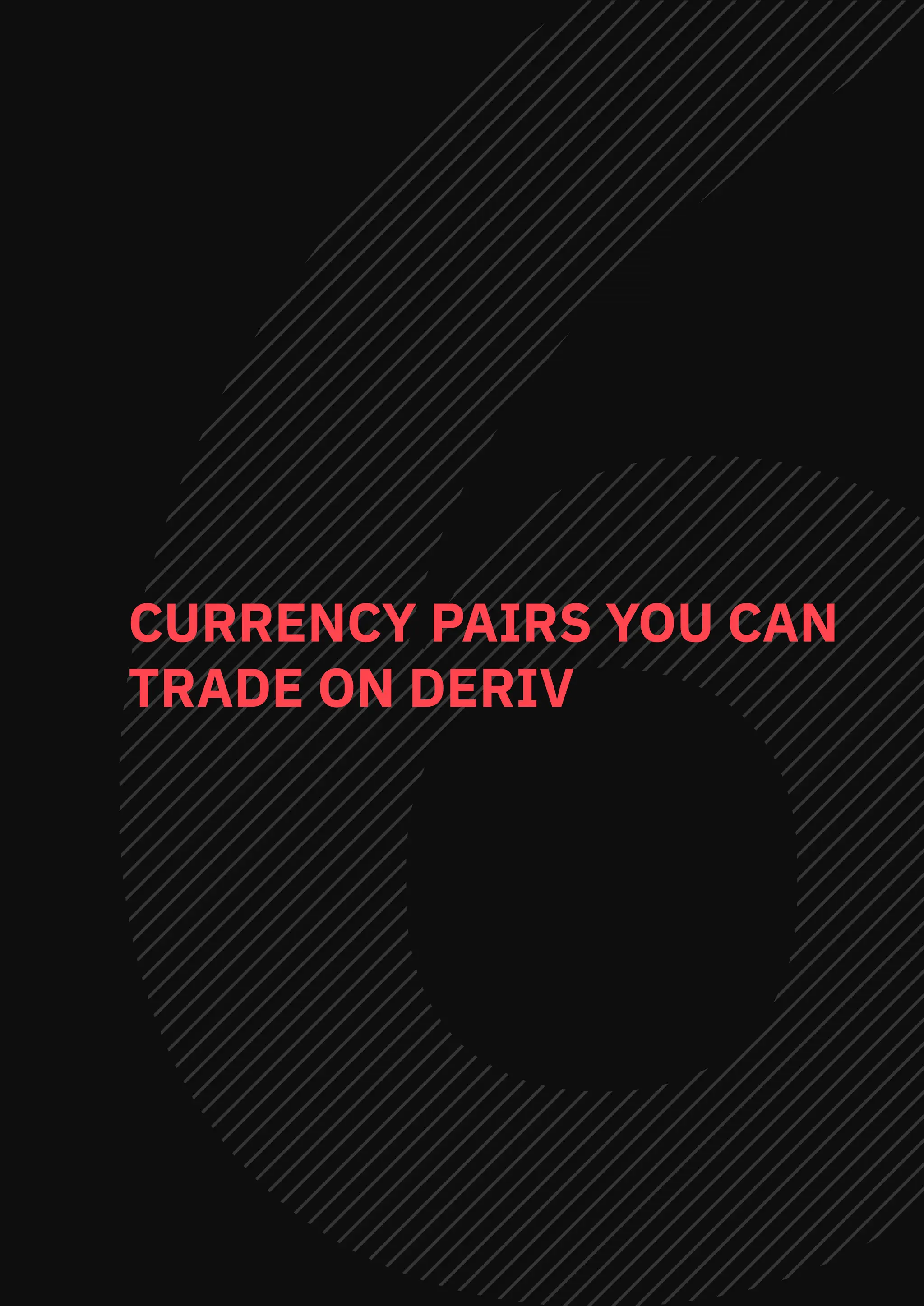 How to Trade the Forex Market by Vince Stanzione Deriv.com