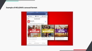 Example of HELLOHA’s carousel format:
 