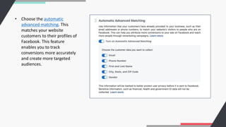 How to use Facebook Pixel? | PPT