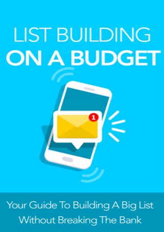 Ebook list building on a budget