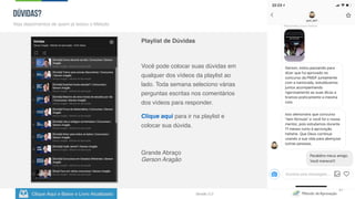 Clique Aqui e Baixe o Livro Atualizado
Método de
Aprovação
Versão 5.0
47
Dúvidas?
Veja depoimentos de quem já testou o Método
Playlist de Dúvidas
Você pode colocar suas dúvidas em
qualquer dos vídeos da playlist ao
lado. Toda semana seleciono várias
perguntas escritas nos comentários
dos vídeos para responder.
Clique aqui para ir na playlist e
colocar sua dúvida.
Grande Abraço
Gerson Aragão
 