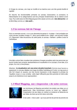 SIGNOS – Notre cerveau et le Mind Mapping – ©Reproduction et diffusion à des tiers interdites 5
1.2 Le cerveau fait de l’image
1.3 Mind Mapping, une « impression » de notre cerveau
Imagen°1
Imagen°2
 