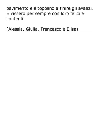 Le più belle fiabe della classe 4°