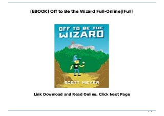 [EBOOK] Off to Be the Wizard Full-Online|[Full][EBOOK] Off to Be the Wizard Full-Online|[Full]
[EBOOK] Off to Be the Wizard Full-Online|[Full][EBOOK] Off to Be the Wizard Full-Online|[Full]
Link Download and Read Online, Click Next PageLink Download and Read Online, Click Next Page
1 / 151 / 15
 