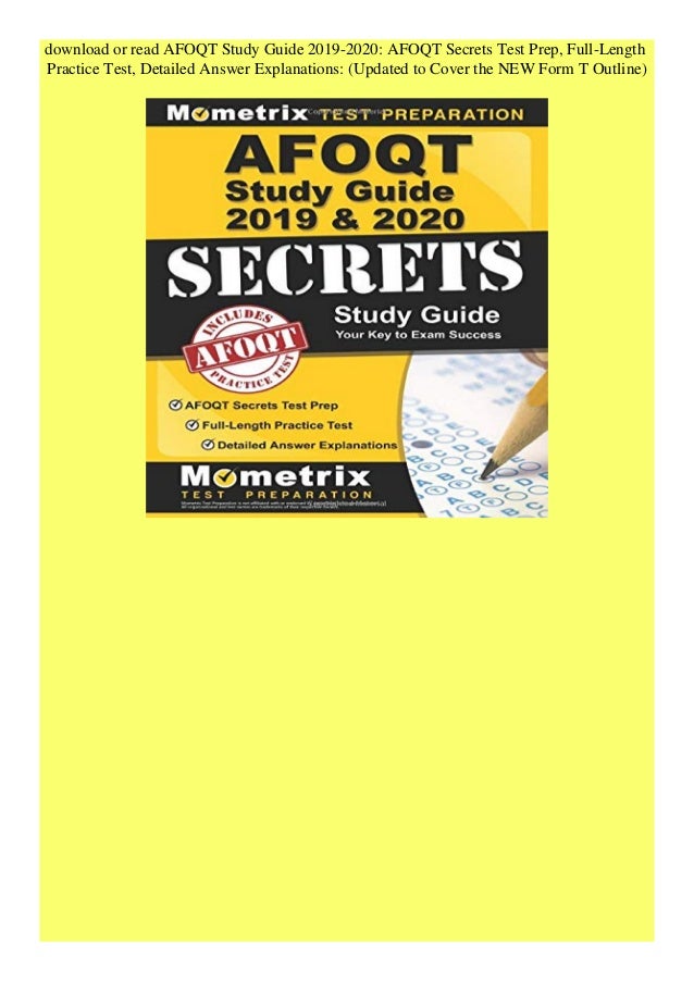 afoqt study guide 2019