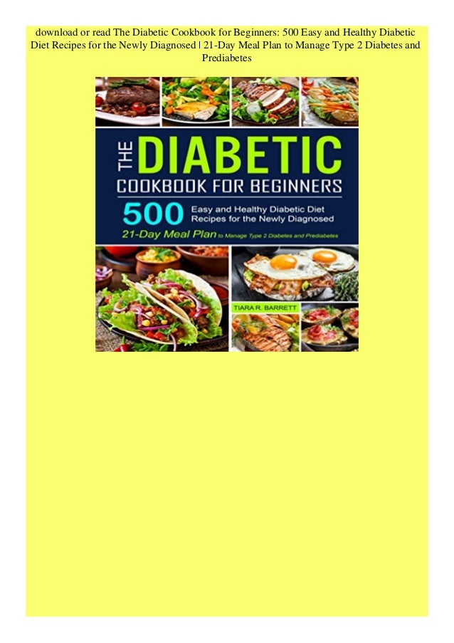 Ebook Online The Diabetic Cookbook For Beginners 500 Easy And Healthy