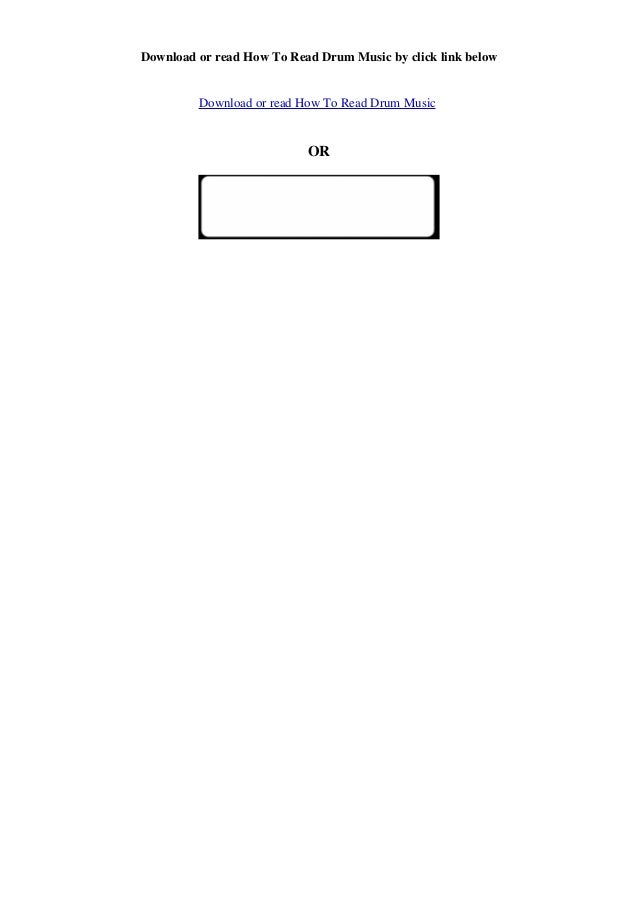 Ebook Pdf How To Read Drum Music Free Acces