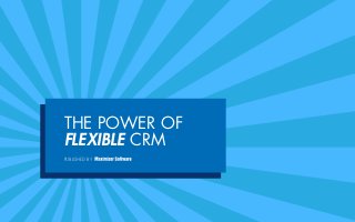 THE POWER OF
FLEXIBLE CRM
PUBLISHED BY

 