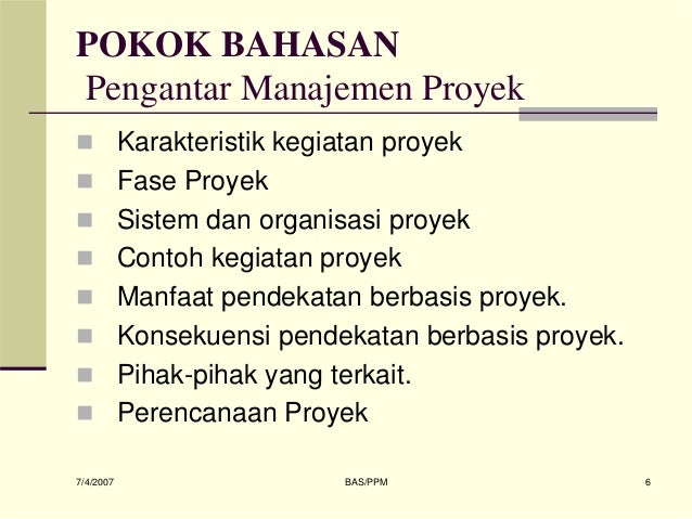 Ebook presentasi pengantar manajemen proyek Ebook presentasi pengantar manajemen proyek