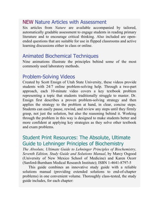 Principles of Biochemistry | PDF