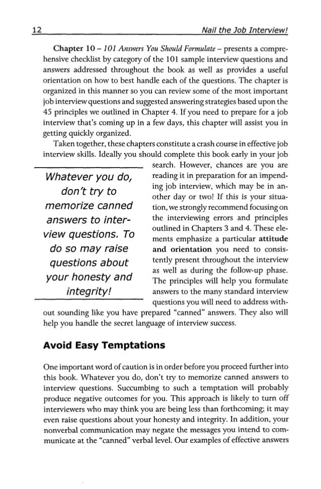 interview dialogue example