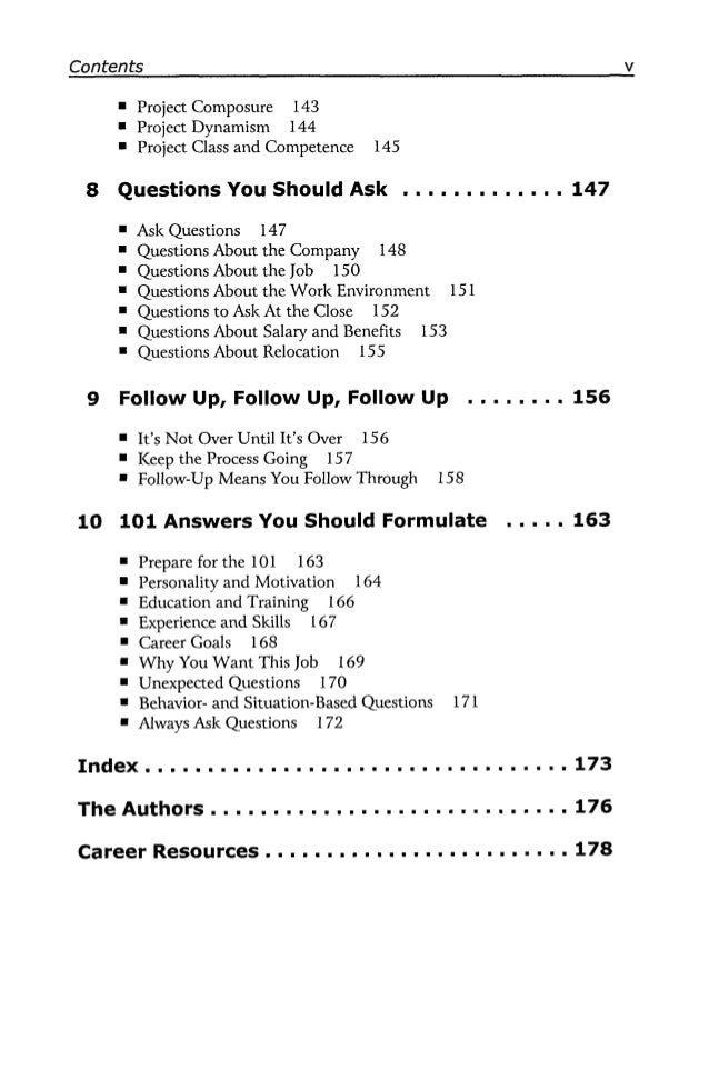 personality based interview questions