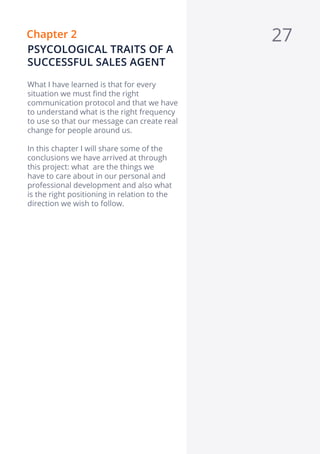 The profile of a successful Sales Agent | PDF